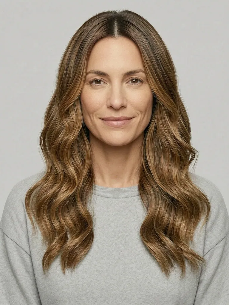 Balayage in Warmbraun – nachher