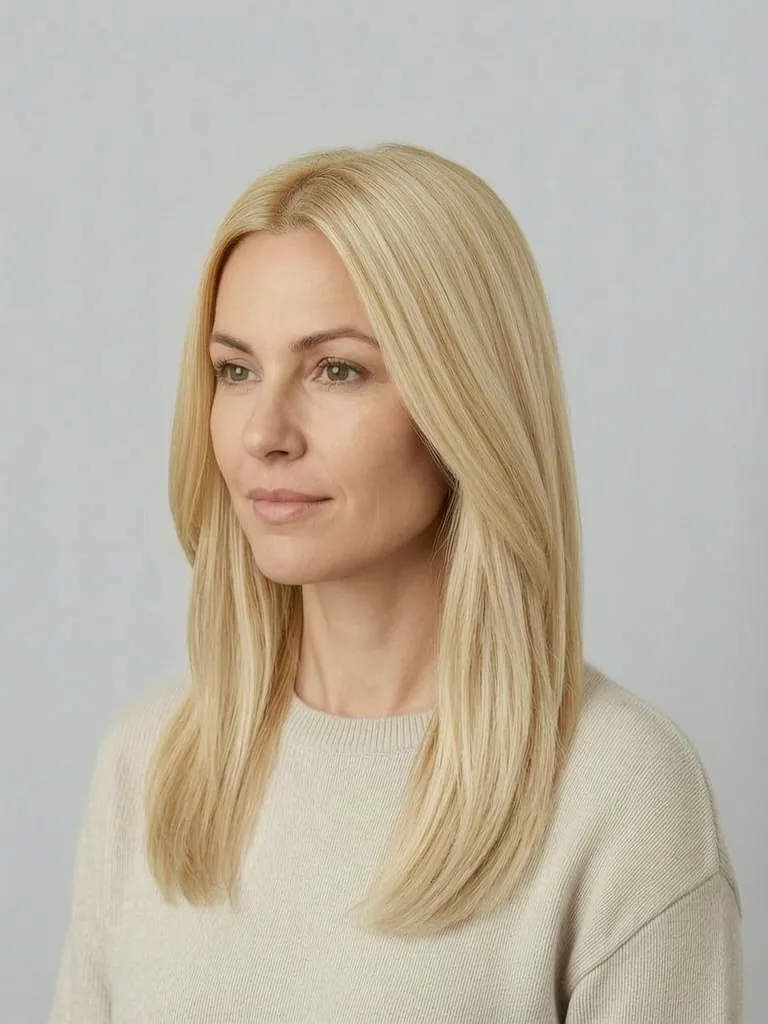 Blond-Transformation – nachher